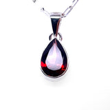 Faceted Garnet Pendant