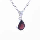Faceted Garnet Pendant