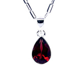 Faceted Garnet Pendant