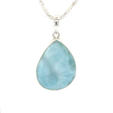 Larimar Silver Necklace