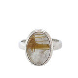Golden Rutile Quartz Ring
