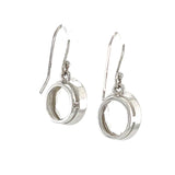 i097 Clear Quartz Earrings