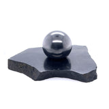 Shungite sphere stand