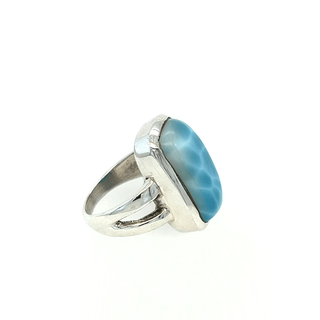 Genuine Larimar Ring