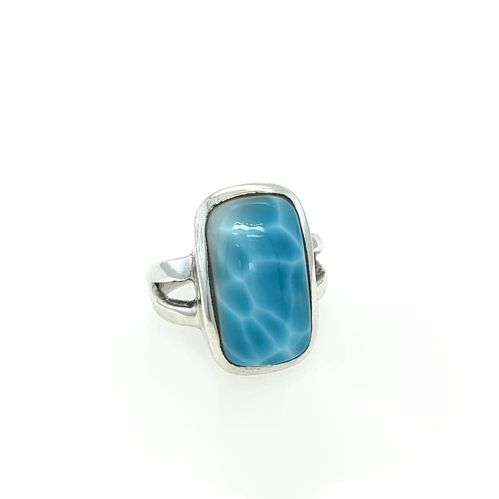 Genuine Larimar Ring