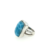 Genuine Larimar Ring