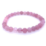 Morganite Bead Bracelet
