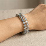 Labradorite Round Bead Bracelet