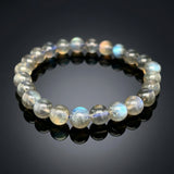 Labradorite Round Bead Bracelet