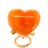 Orange Calcite Heart