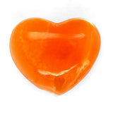 Orange Calcite Heart