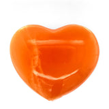 Orange Calcite Heart