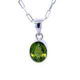 Peridot Faceted Pendant