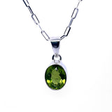 Peridot Faceted Pendant