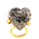Pyrite Cluster Heart