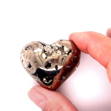 Natural Pyrite Heart