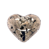 Natural Pyrite Heart
