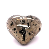 Natural Pyrite Heart