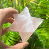 Large Rose Quartz Merkaba Crystal 5.5cm