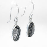 Tourmalined Quartz Drop Earrings