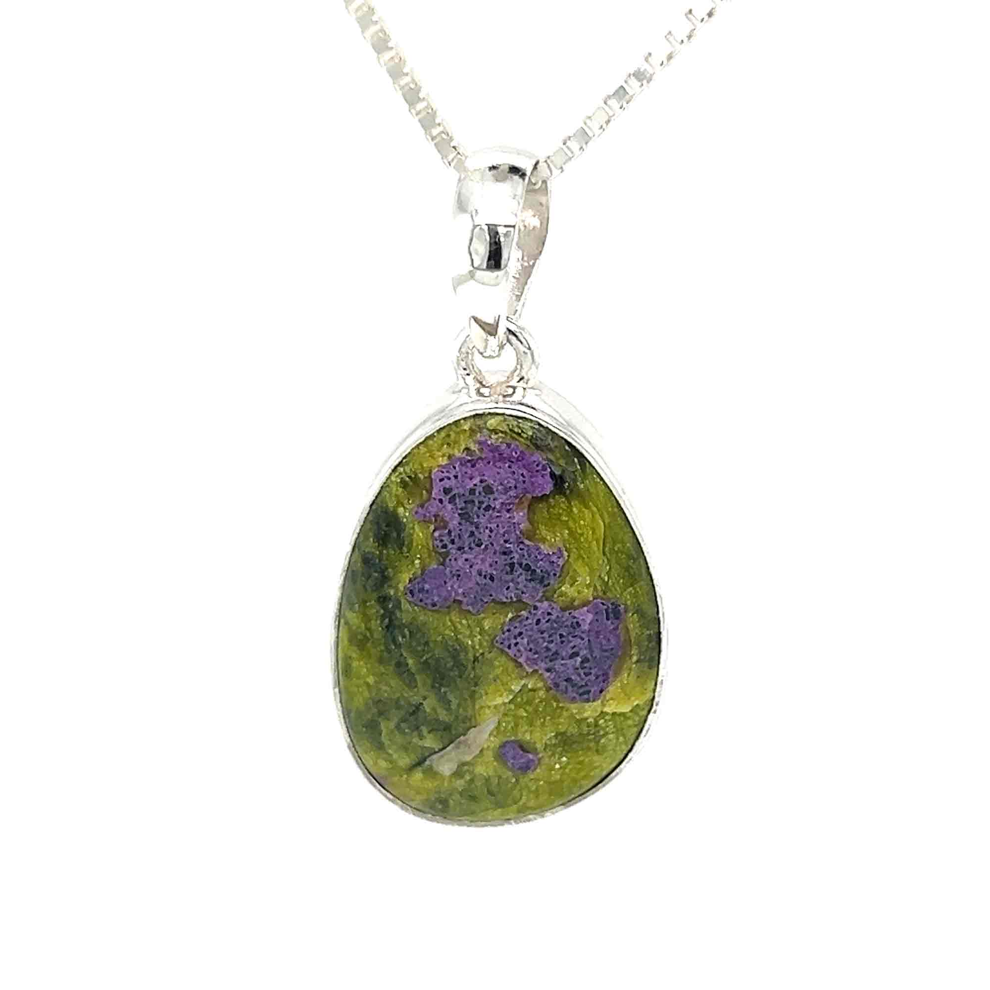 Stichtite Serpentine Necklace