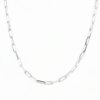 Silver Paperclip Chain 18” (45cm)