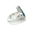 Dioptase Adjustable Silver Ring