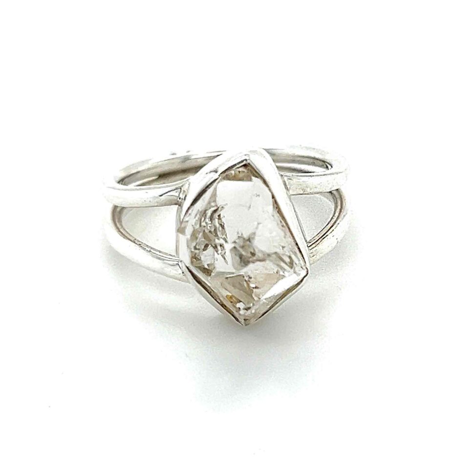 Natural Herkimer Diamond Ring