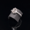 Herkimer Diamond Quartz Claw Ring