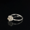 Herkimer Diamond Quartz Claw Ring