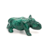 Carved Malachite Hippopotamus