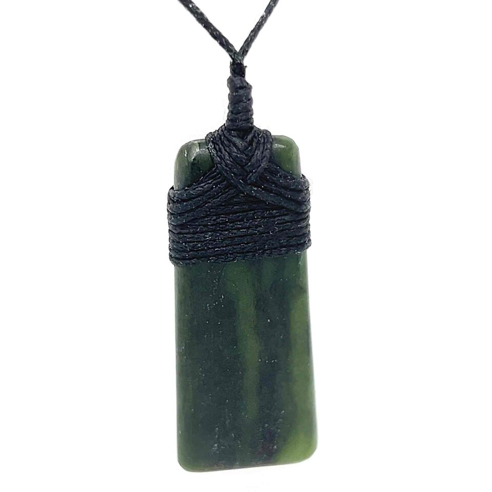 Nephrite Jade Cord Pendant