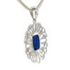 Filigree Kyanite Pendant