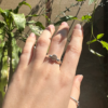 Sterling Silver Moldavite Ring