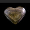 Golden Sheen Obsidian Crystal Heart