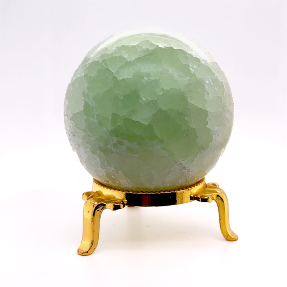 Pistacchio Calcite Sphere