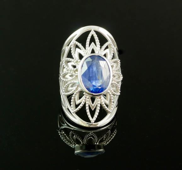 Kyanite-ring-silver-gemstone-brisbane