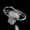 Silver Design Moonstone Ring