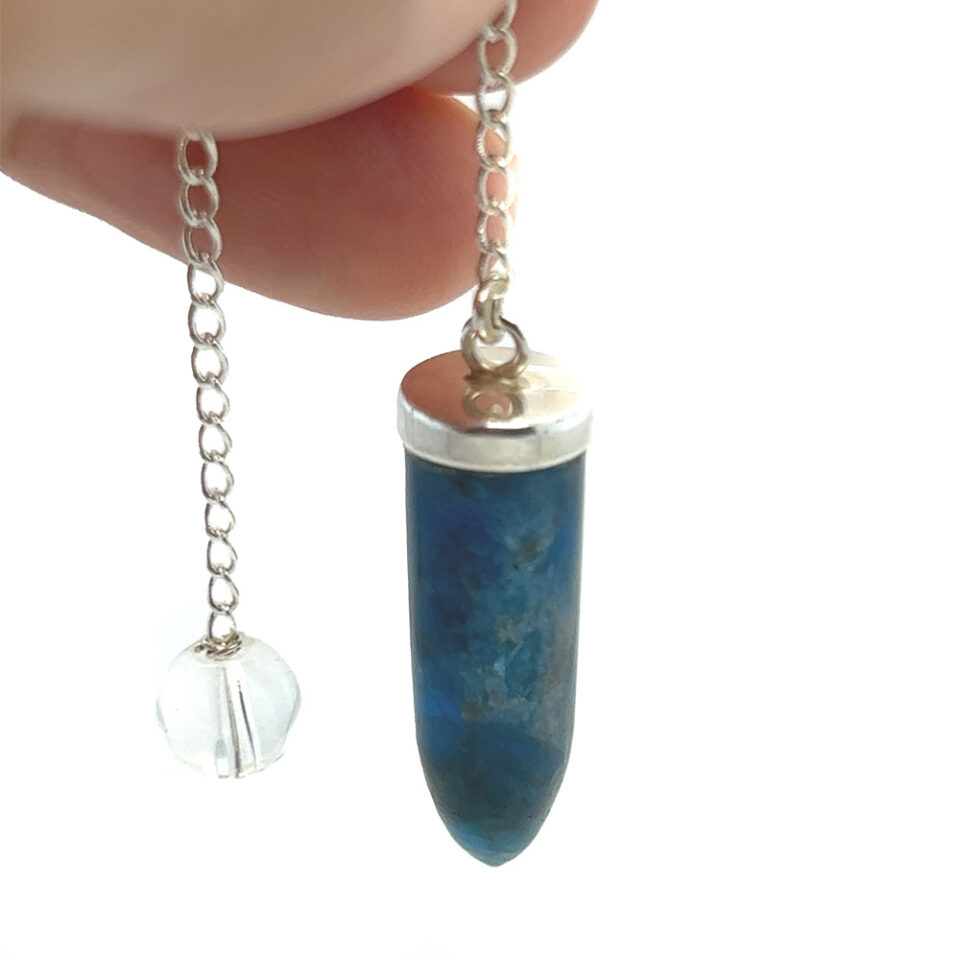 Blue Apatite Pendulum