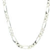 24″ Silver Figaro Chain (60cm)