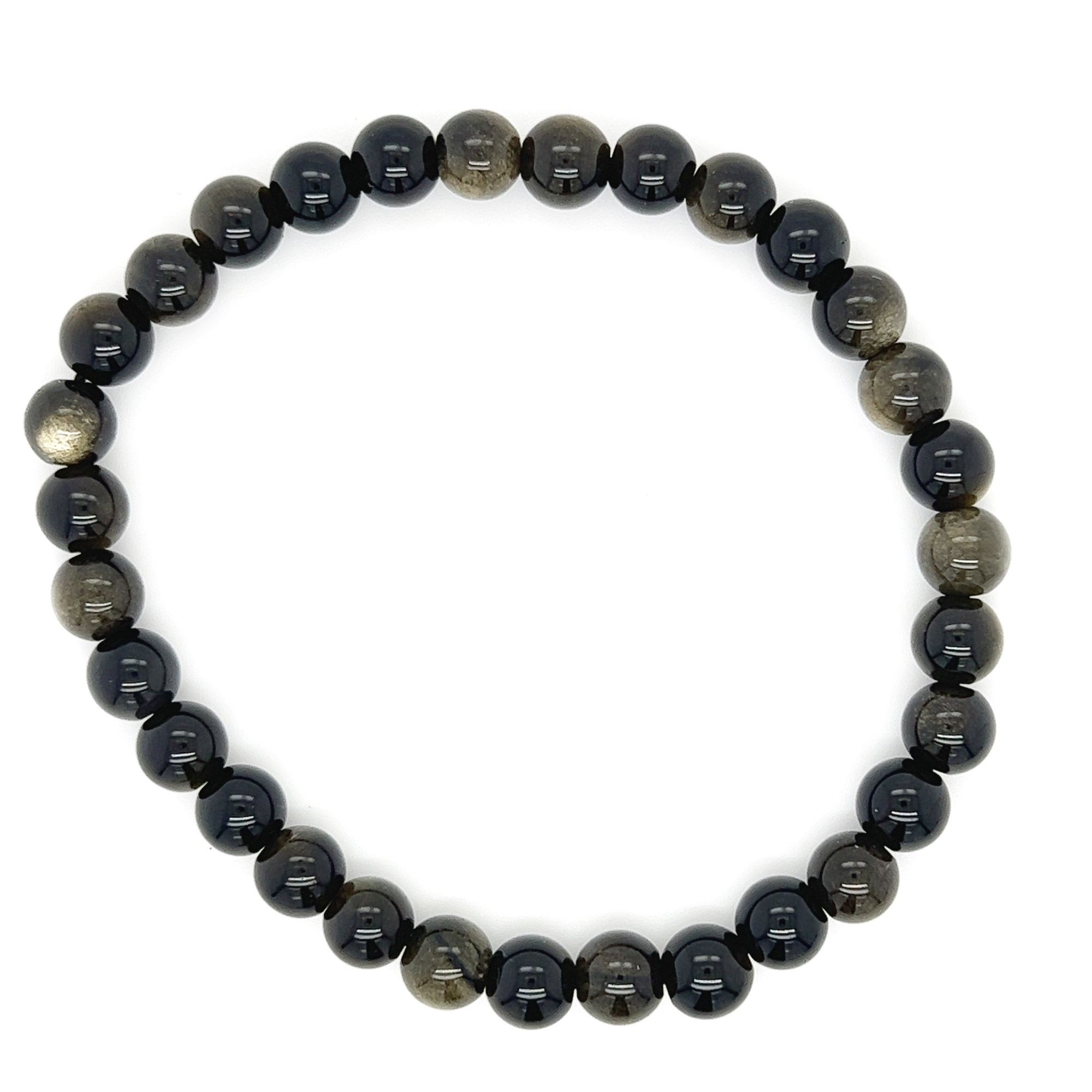 Golden-Sheen-Obsidian-Bead-Bracelet-N391__2023-11-02-15-54-34