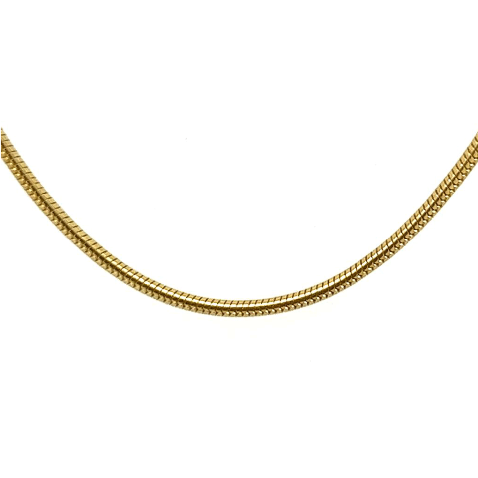 18" Gold Plated Snake Chain