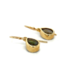 Ammolite Gold Drop Earrings