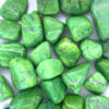 Green Howlite Tumbled Stone