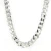Thick Statement Curb Silver Chain 18” (46cm)