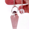 Rose Quartz Garnet Pendulum