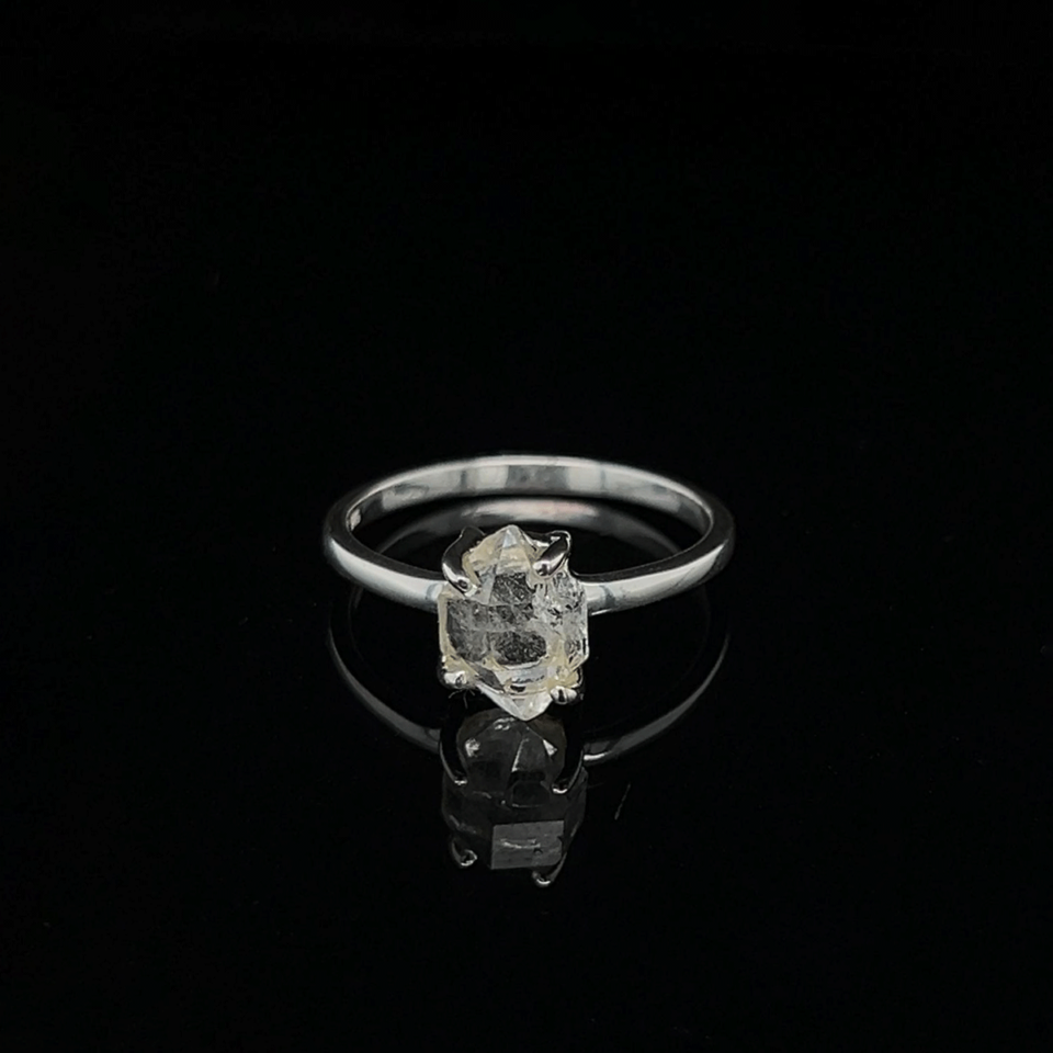 Pakistani Herkimer Diamond Ring
