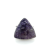 Triangular Silver Lepidolite Ring