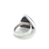 Triangular Silver Lepidolite Ring