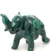 Polished Malachite Elephant